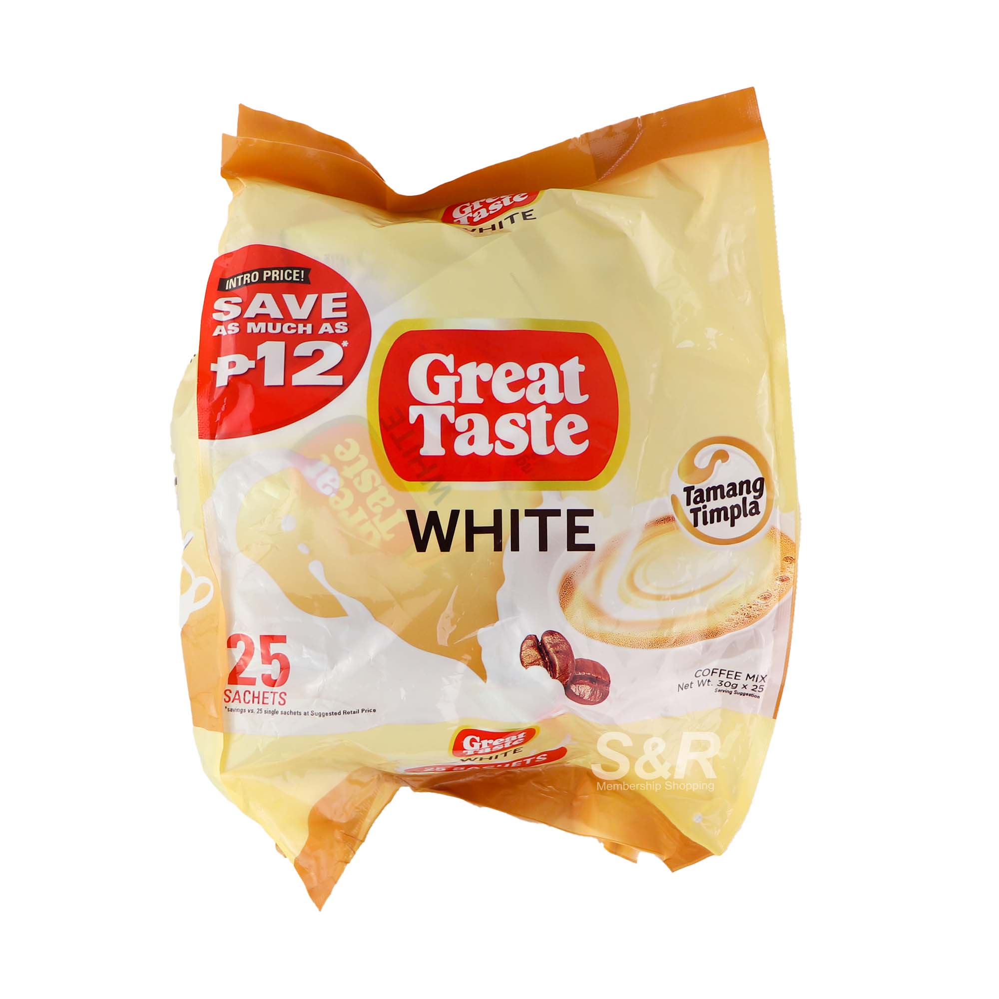 Great Taste White Coffee Mix (30g x 25pcs) Great Taste White Coffee Mix (30g x 25pcs)